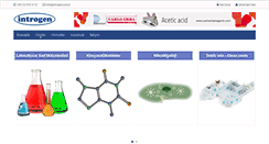 Desktop Screenshot of introgen.com.tr