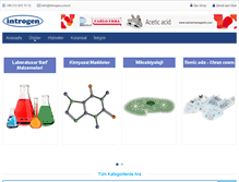 Tablet Screenshot of introgen.com.tr